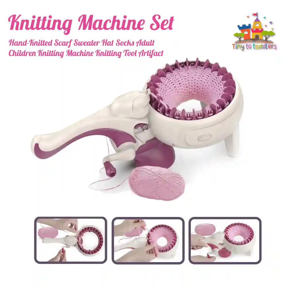 Handmade Wool Knitting Machine DIY Hand-Knitted Scarf Sweater Hat Socks Adult Children Knitting Machine Knitting Tool Artifact