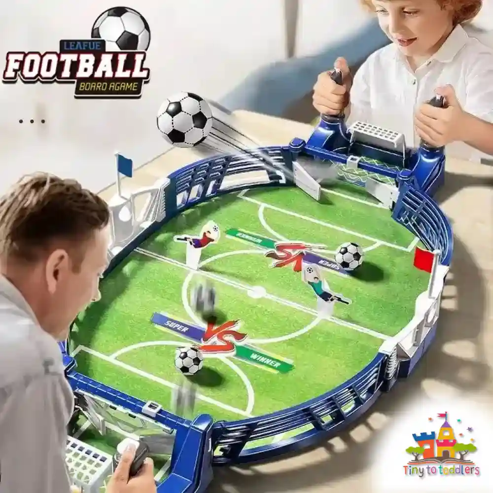 Indoor Football Set for Kids - Complete Field, Goals & Ball