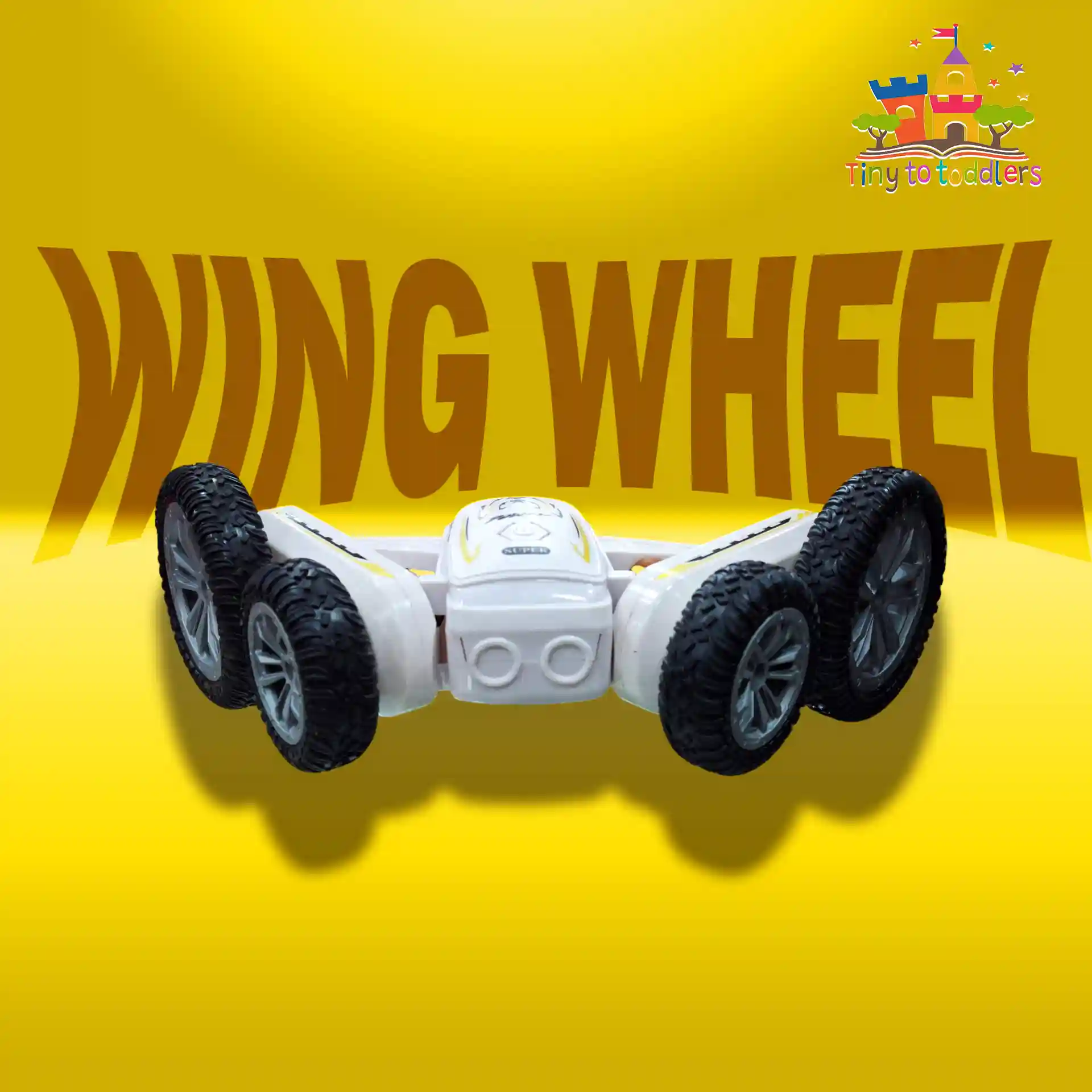 RC Stunt Car with Wing-Tire Technology