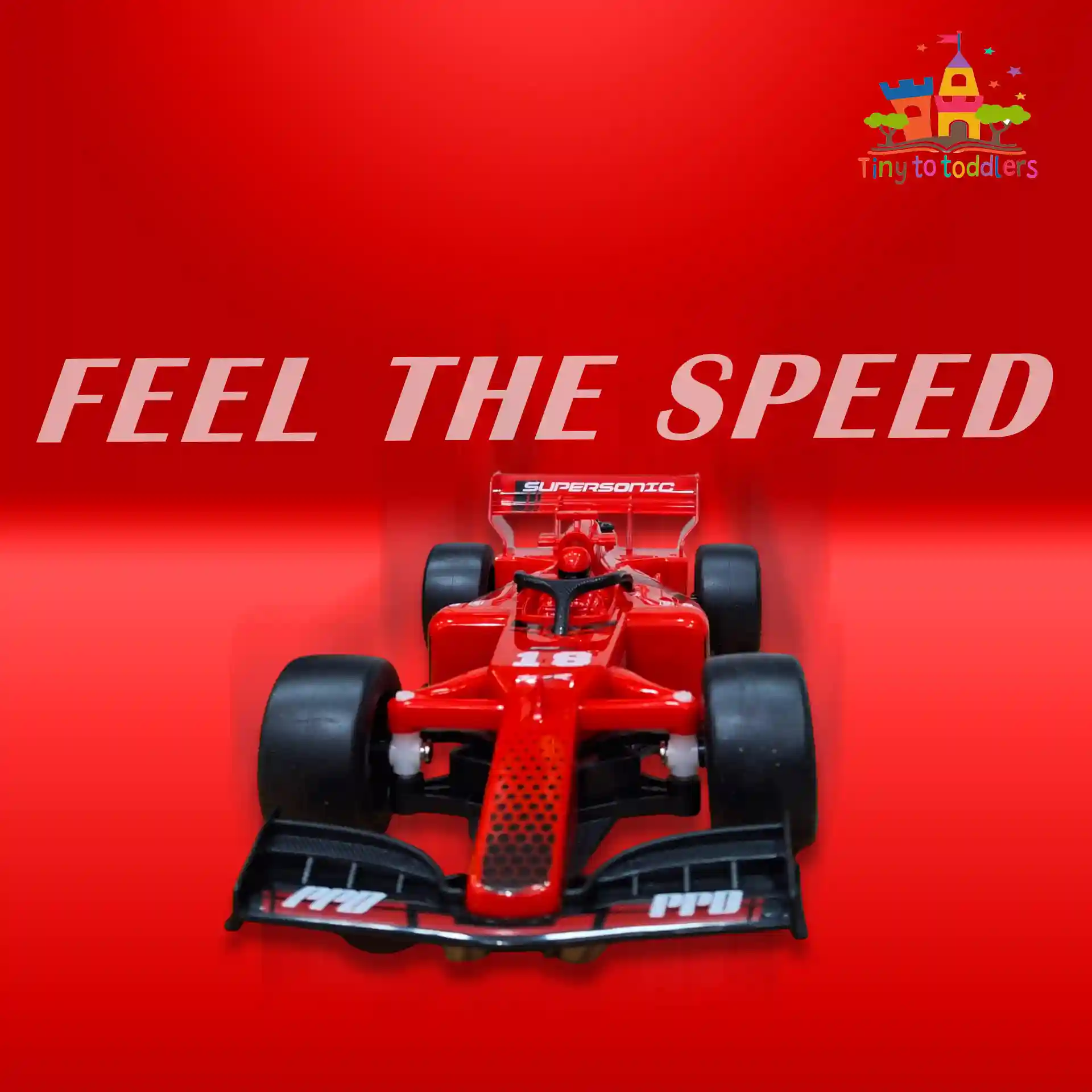 F1 Racing Thunder: Remote Control Car with Smoke Effect